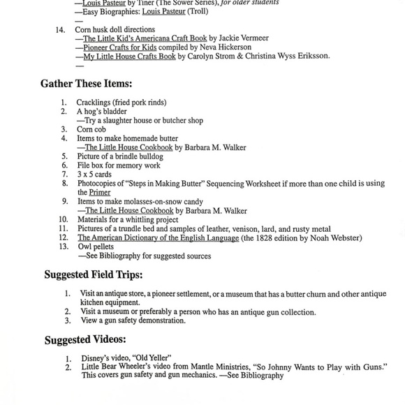 The Prairie Primer, Literature Based Unit Study, Little House Prairie - Picture 9 of 13